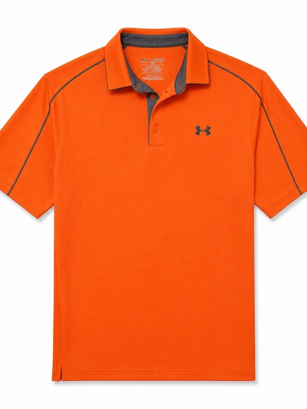 Under Armour Men's Orange Heat Gear Loose Fit  Polo 2XL